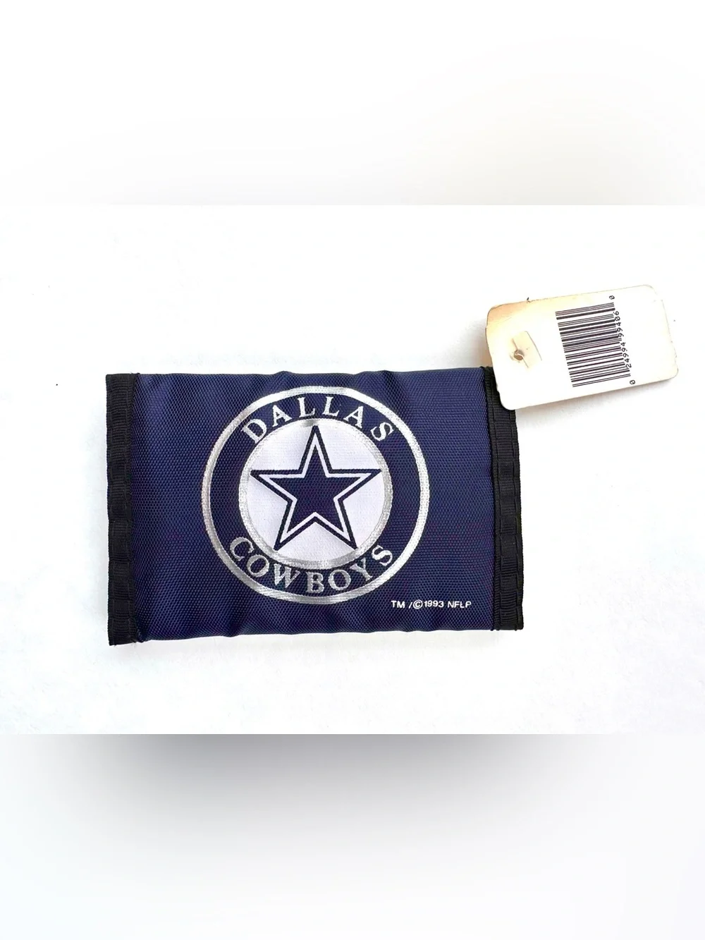 Vintage NFL Dallas Cowboys Navy Blue Nylon Trifold NWT